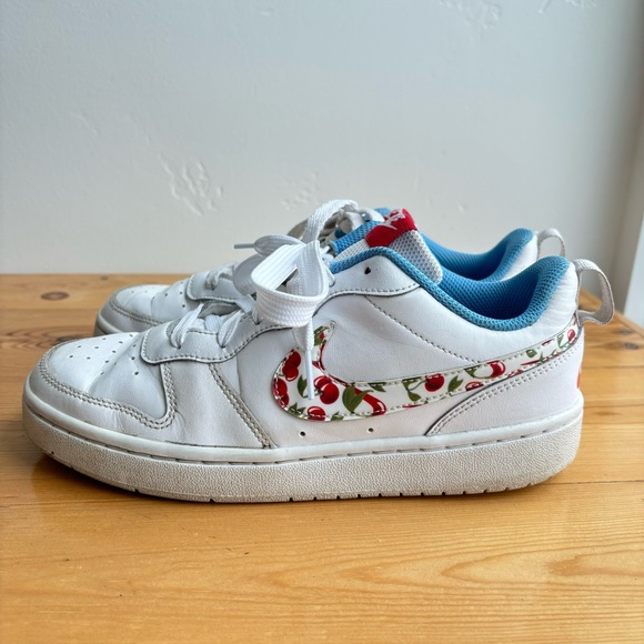 Nike Court Borough Low 2 BG 1 Cherry Shoes | Y7 - Picture 5 of 13